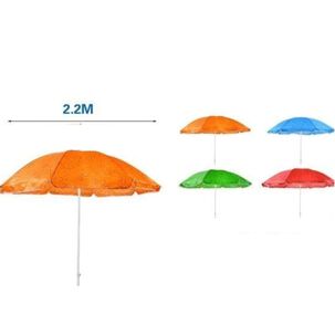 Sombrilla 2.20 Mts Diametro Playa Camping Diseño Unicolor