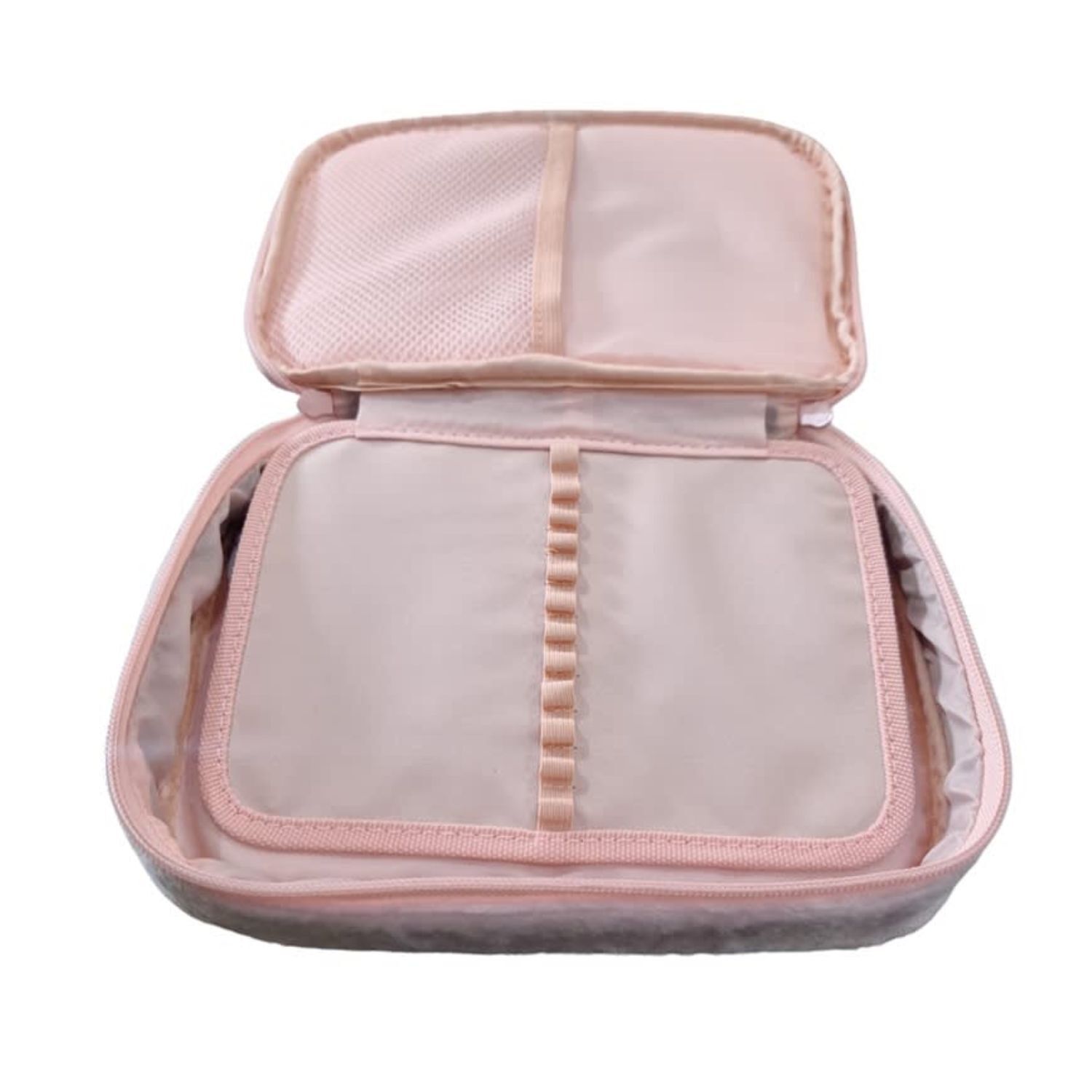 Estuche Organizador Escolar Viaje Dise&ntilde;o Elegante Rosa image number 1.0