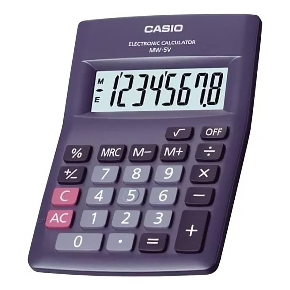 Mini Calculadora Casio 8 Diguitos Mw-5v image number 1.0