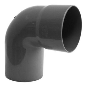 Codo Pvc Gris Sanitario 40 Mm X 90 Grados Pvc