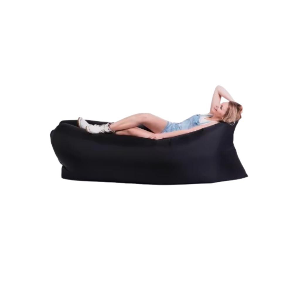 Sofá Sillón Inflable Tumbona Cojín Banano Camping Aire Playa image number 27.0