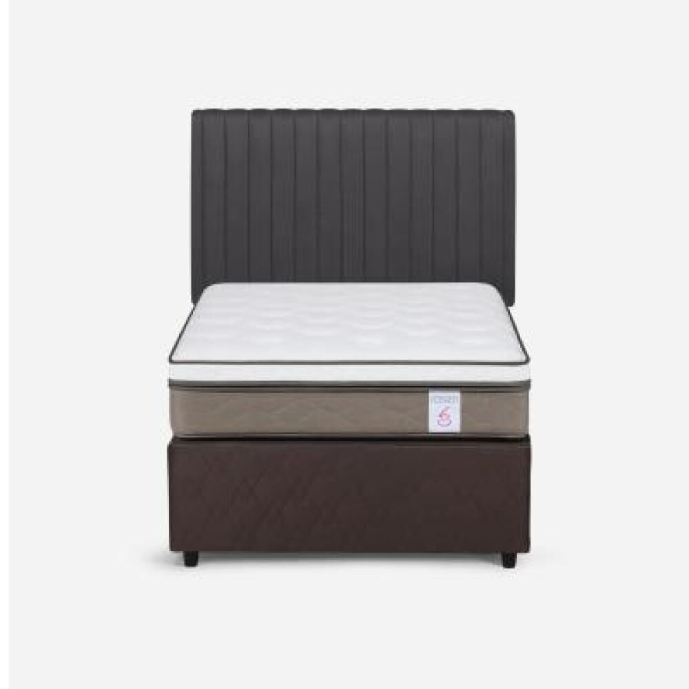 Cama Nido Rosen New Style 6 / 1.5 Plazas / Base Normal + Respaldo image number 6.0
