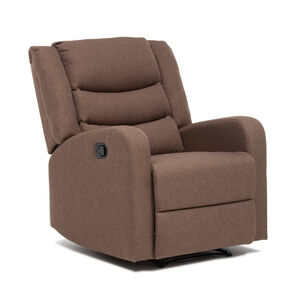 Berger Reclinable Moderno De Lino Caf&eacute; Daniels 98014br