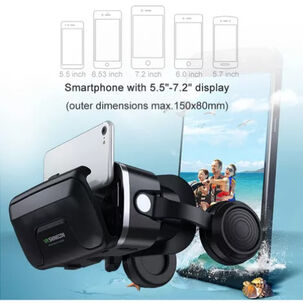 Gafas Realidad Virtual Vr Shinecon 3d + Control + Altavoces