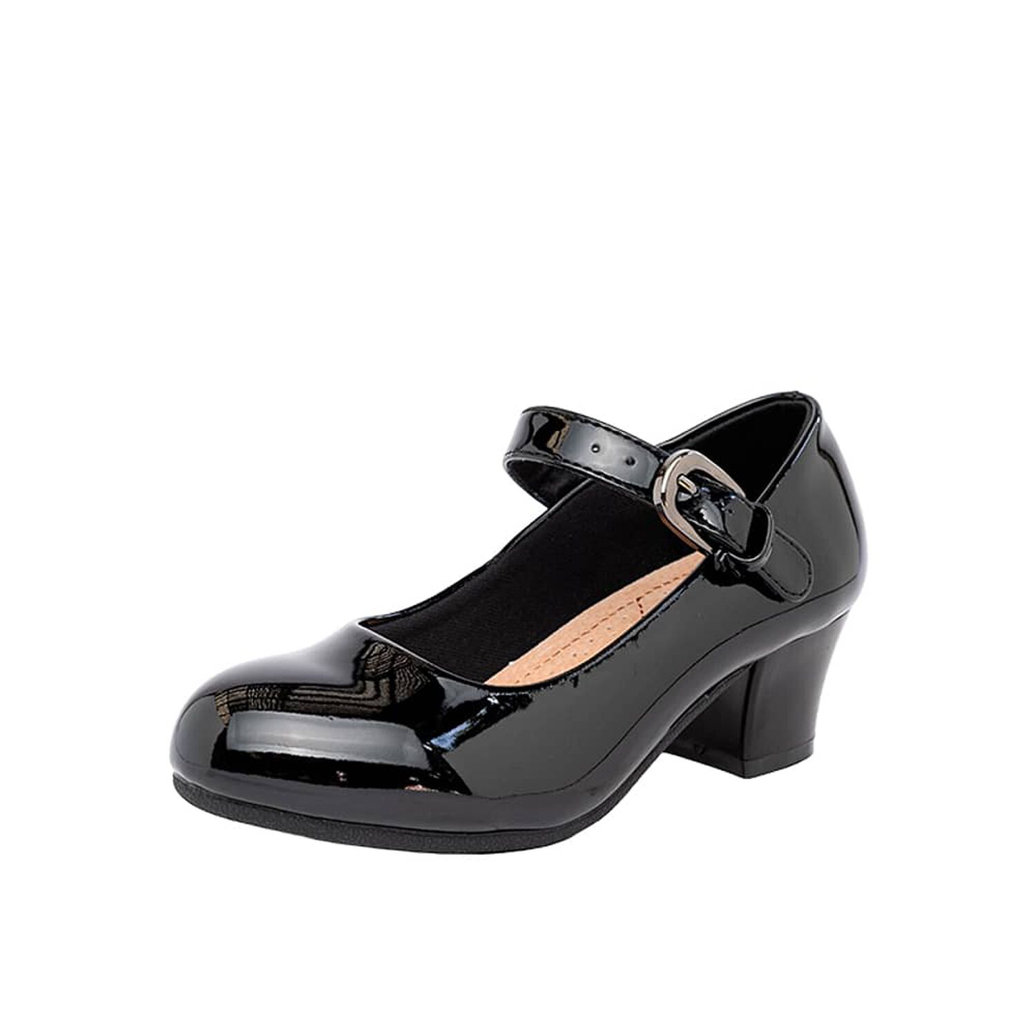 Zapato Infantil Cueca Sara Negro Charol Alquimia image number 0.0