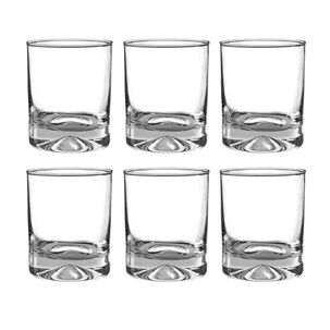 Set 6 Vasos Bajos Modelo Manhatan De 340ml Agua Tragos Jugo