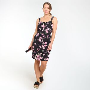 Vestido Print Pabilo Con Cierre En Espalda Mujer Geeps