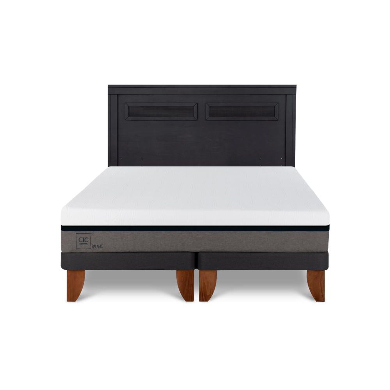Cama Europea Cic Balance / King / Base Dividida + Respaldo image number 0.0
