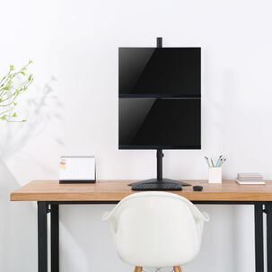 Soporte Con Base Vertical Para 2 Monitores 13" ~ 32" 16kg Sbrm722 Brasforma