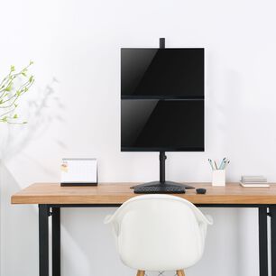 Soporte Con Base Vertical Para 2 Monitores 13" ~ 32" 16kg Sbrm722 Brasforma