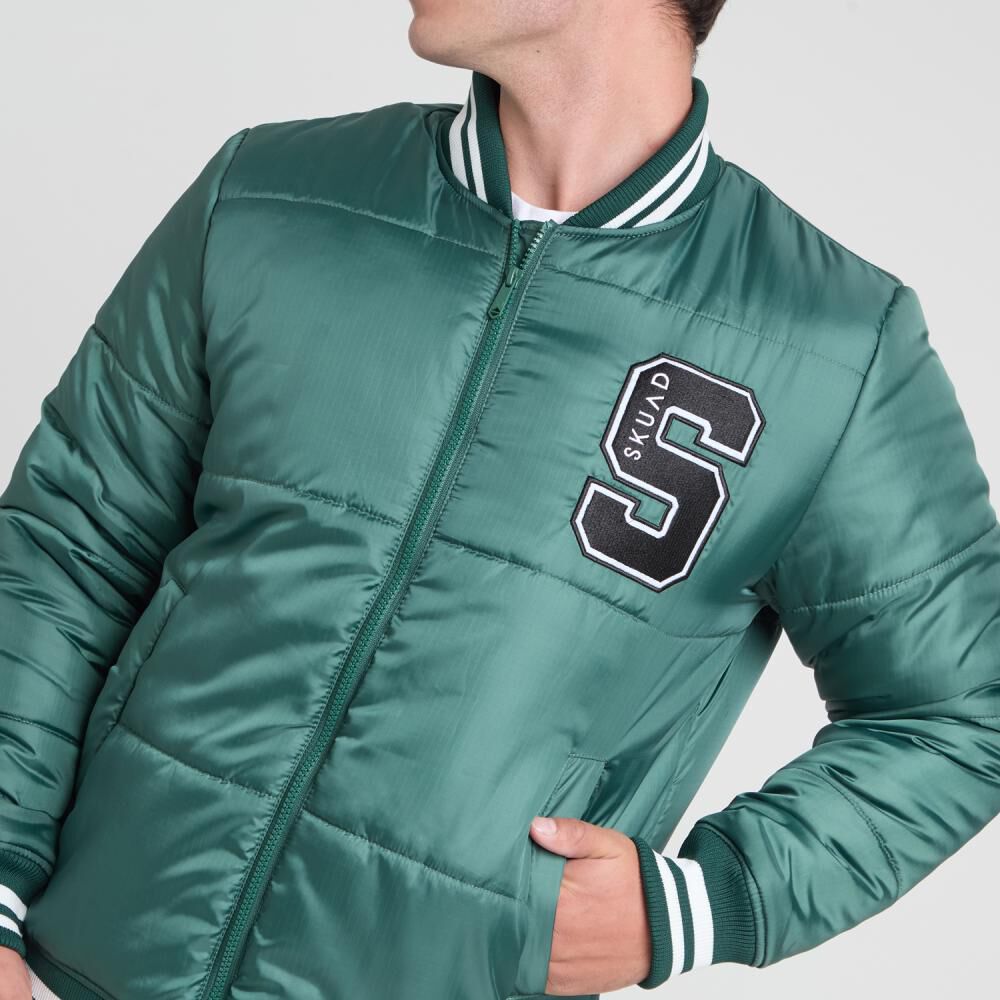 Chaqueta Estampada Slim Cuello Redondo Hombre Skuad image number 4.0