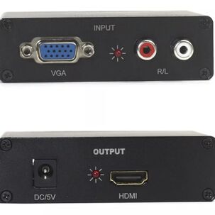Conversor Vga A Hdmi Con Audio Hd 60hz Full Hd 1080p Hga06
