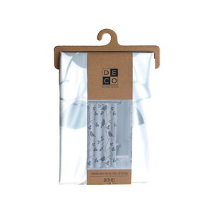 Cortina Ba&ntilde;o Peva Boho Impermeable 180x180 Cms