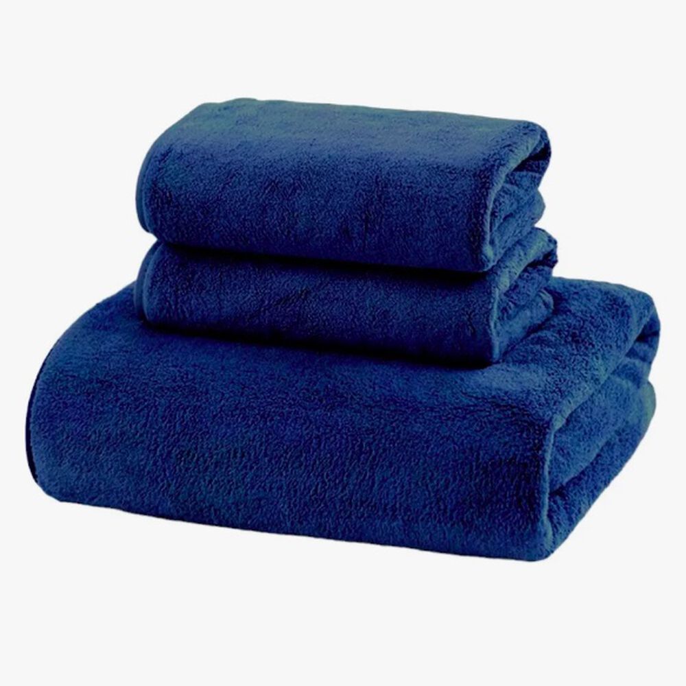 Set De 3 Toallas Azul image number 0.0