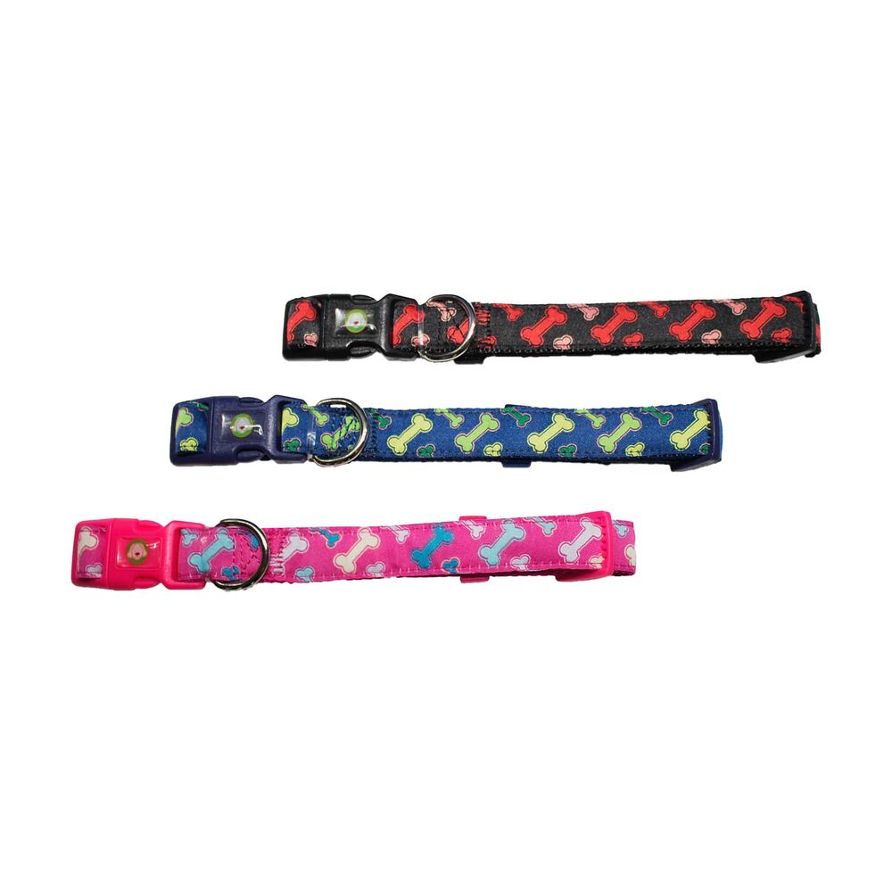Collar Huesos Perro S Azul Mascan image number 3.0