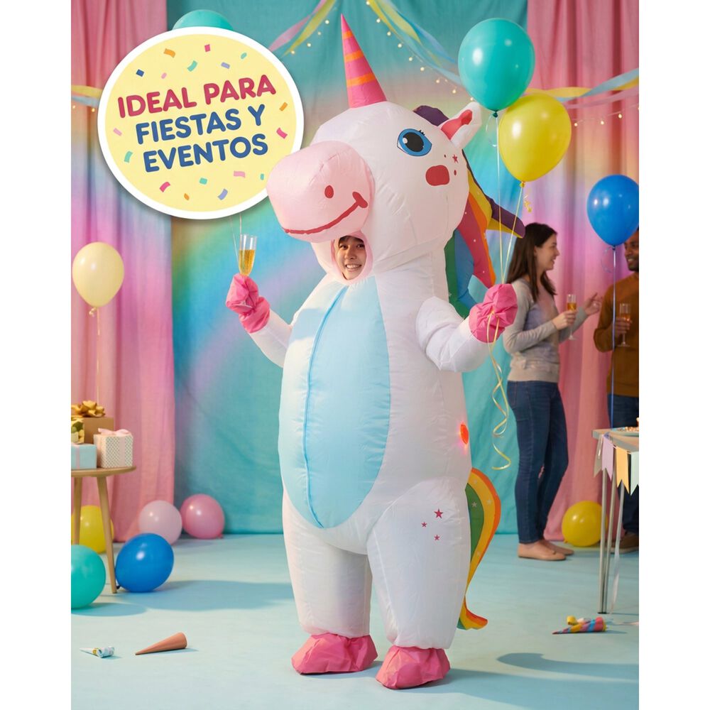 Disfraz Inflable Unicornio Adulto image number 1.0