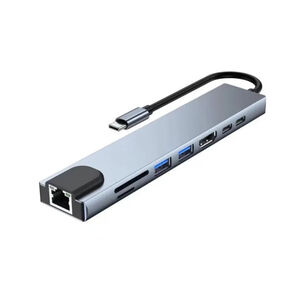Hub Adaptador Tipo C 8 En 1