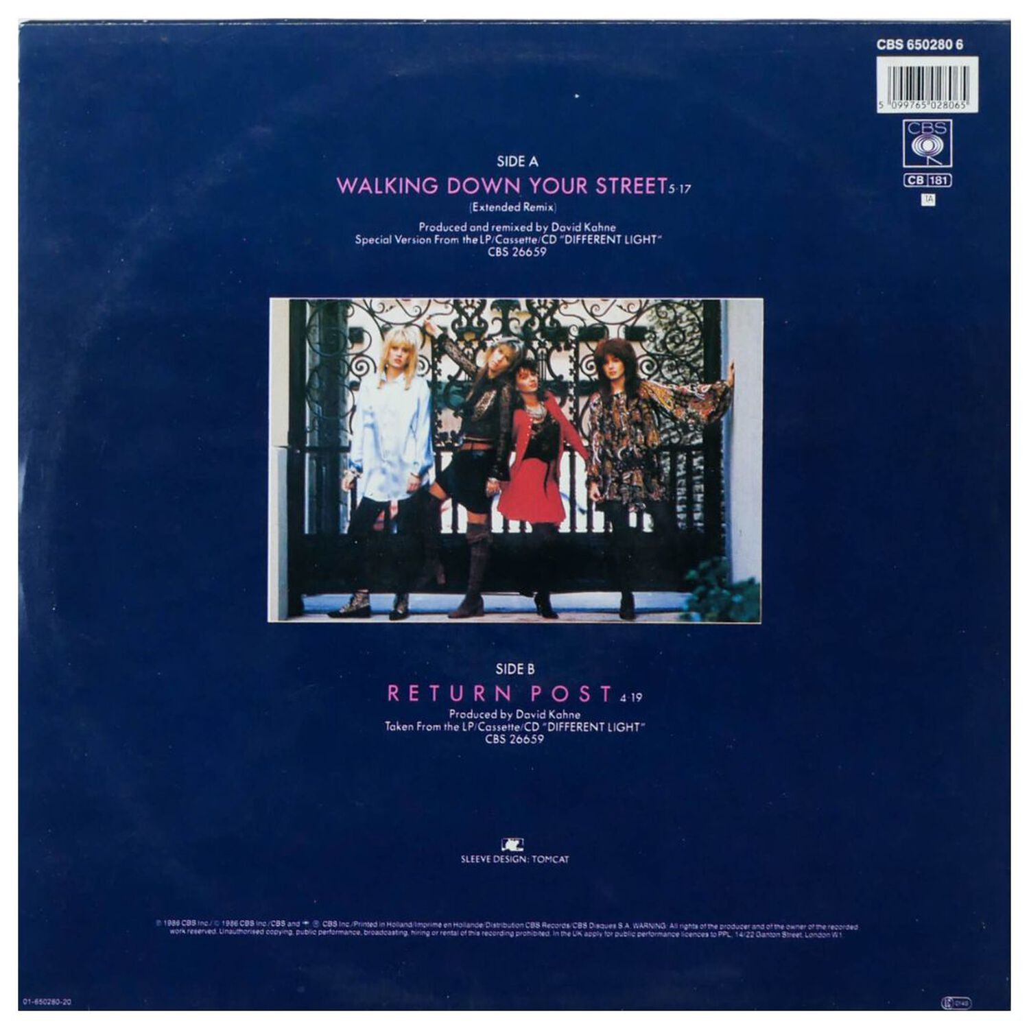 Bangles - Walking Down The Street | 12" Maxi Single Usado image number 1.0