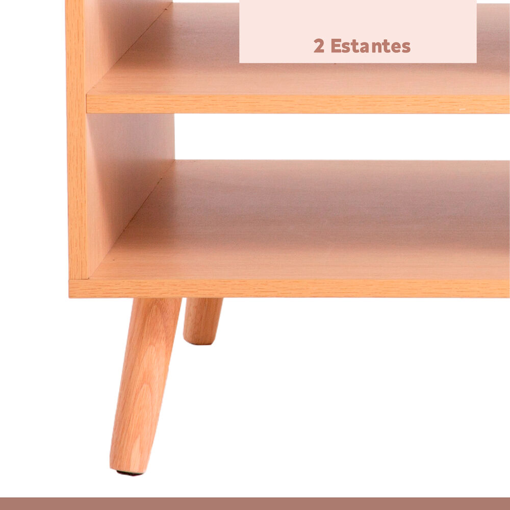 Mesa De Centro Con Rattan Y Madera Mdf image number 4.0