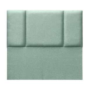 Respaldo De Cama Block Lino Verde Jeans Queen