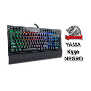 Teclado Gamer Mecanico Redragon Yama Black K550 Sp Rgb