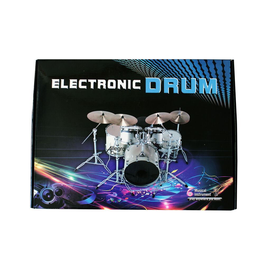 Batería Electrónica Con Parlantes Allegro Classic Dm-8 image number 2.0