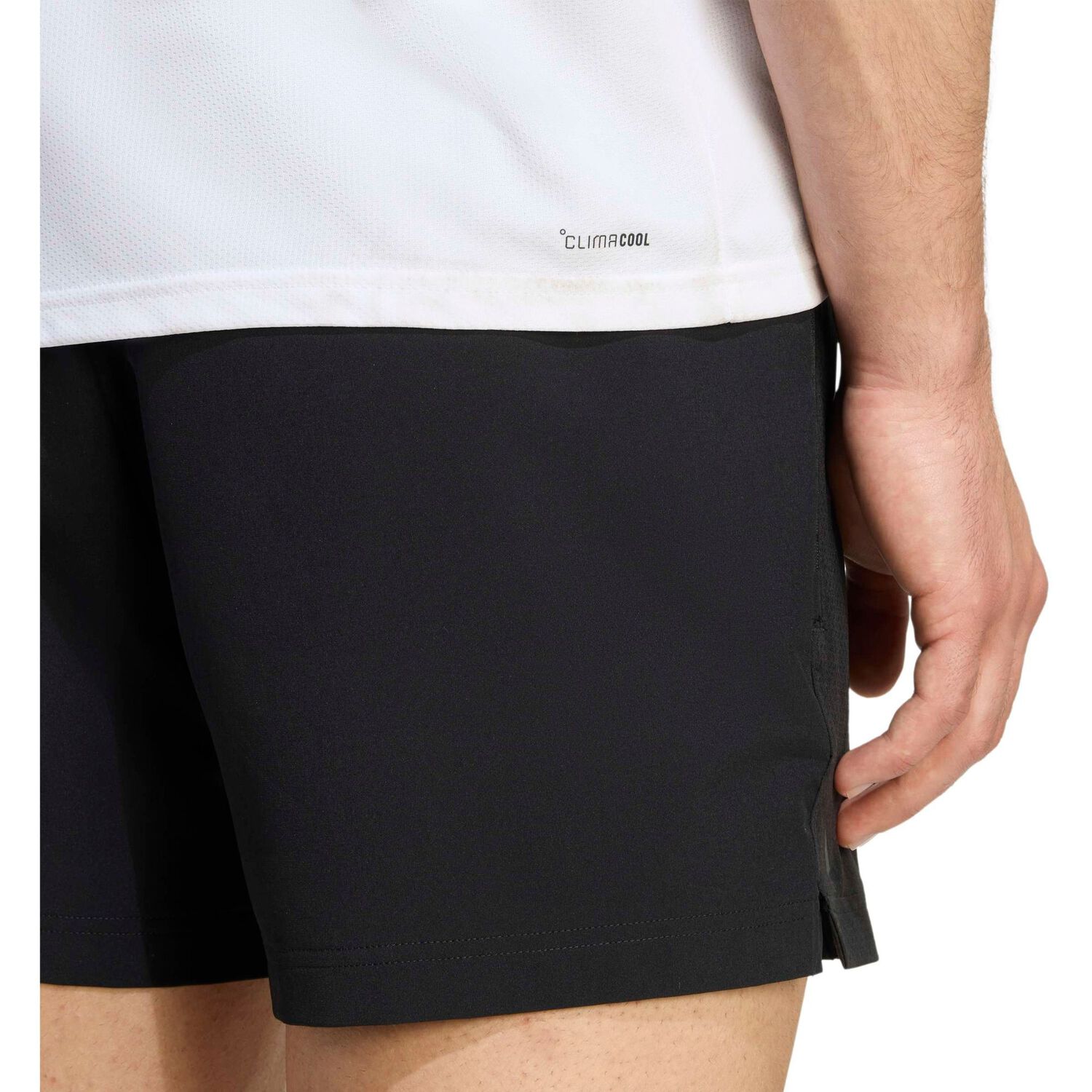 Polera Deportiva Blanca Adidas image number 5.0