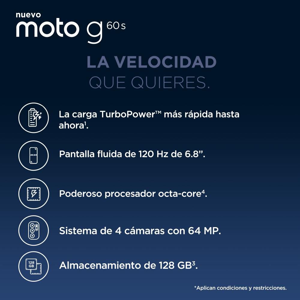 Smartphone Motorola Moto G60S / 128 GB / Wom image number 1.0