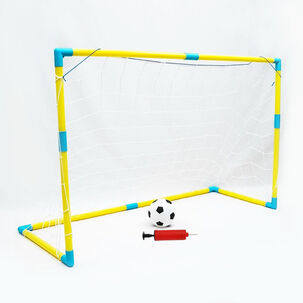 Arco Futbol Niños + Bombin + Balón Juguete Porteria Niños