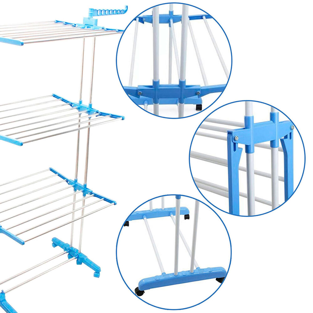 Tendedero Vertical Plegable Acero Inoxidable image number 2.0
