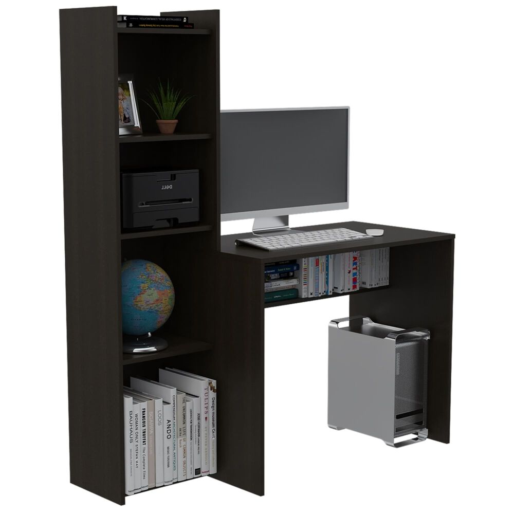 Escritorio Biblioteca 150x127,1x50 Cm Fm-030n Negro image number 1.0