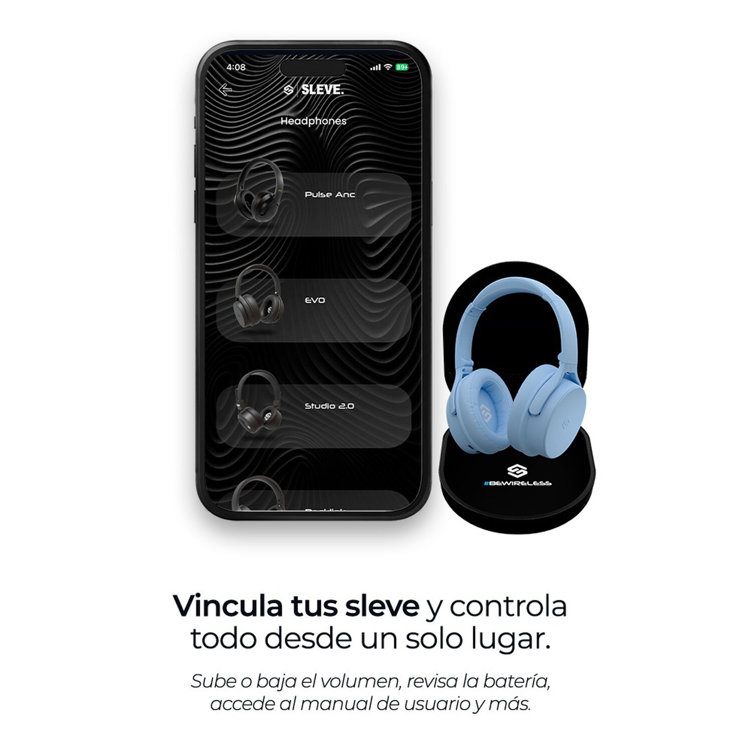 Aud&iacute;fonos Inal&aacute;mbricos Bluetooth Sleve Evo 2gen image number 26.0