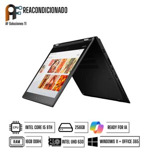 Notebook Lenovo Yoga L390 (i5 8th-16gb-256gb-touch)(win11-office365) Reacondicionado