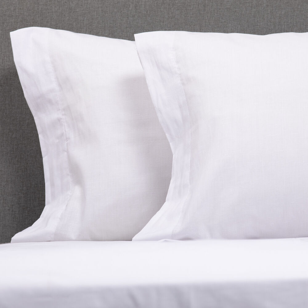 Pack 2 Sabanas Unicolor Arthome Azul + Blanca King 144 Hilos image number 7.0