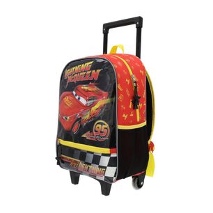 Mochila Ruedas Set 3 En 1 Cars Infantil