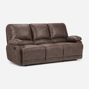 Sof&aacute; Rosen Bucarest Caf&eacute; Reclinable / 3 Cuerpos