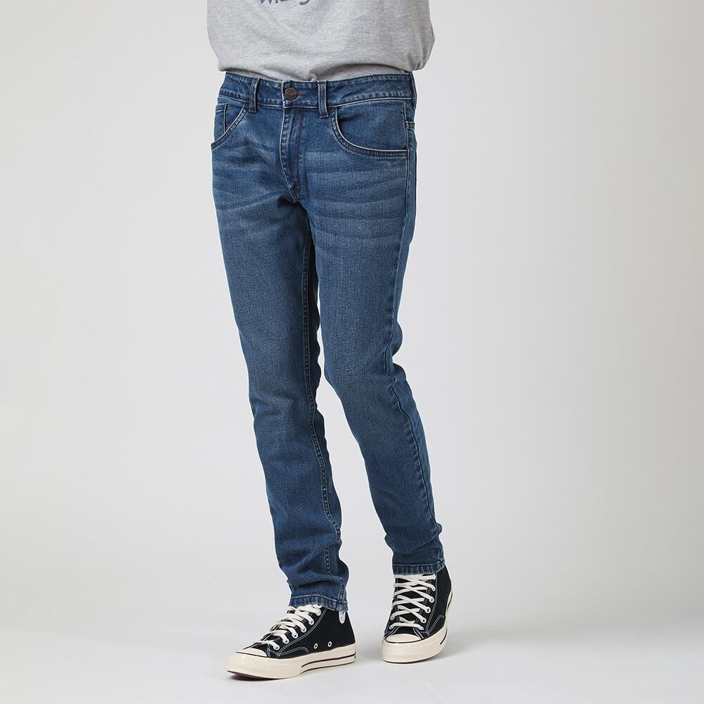 Jeans Tiro Medio Skinny Fit Hombre Wrangler image number 0.0