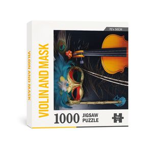 Rompecabezas Puzzle 1000 Piezas Violin Mascara 70x50cm