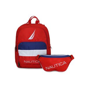Mochila P&oacute;lux + Banano Kappa Rojo Nautica