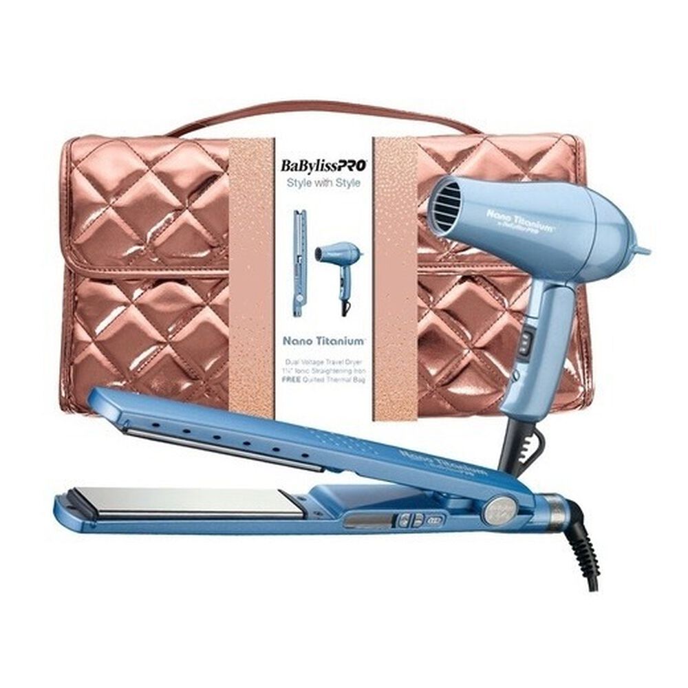 Kit Travel Plancha 32mm Y Secadora Mini Babylisspro 2un image number 0.0