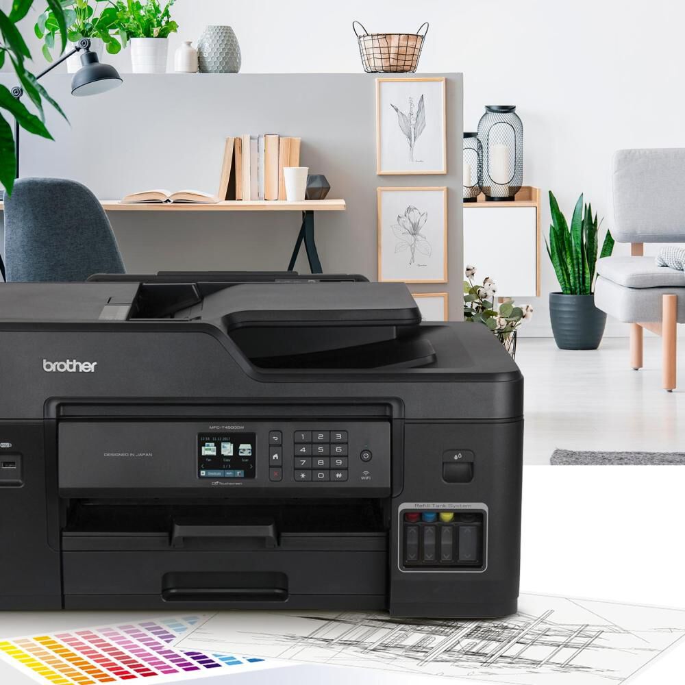 Impresora Multifuncional Brother MFCT4500DW image number 3.0