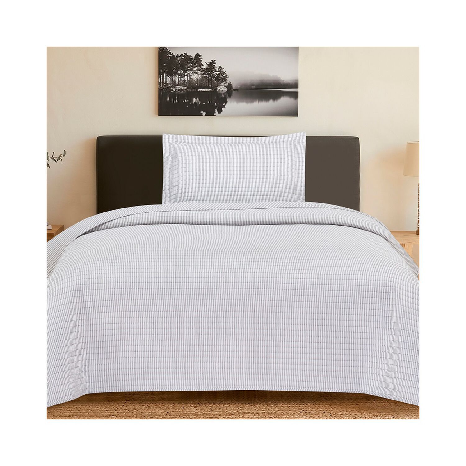 Quilt Andes Cationic Gris 1.5 Plazas image number 0.0