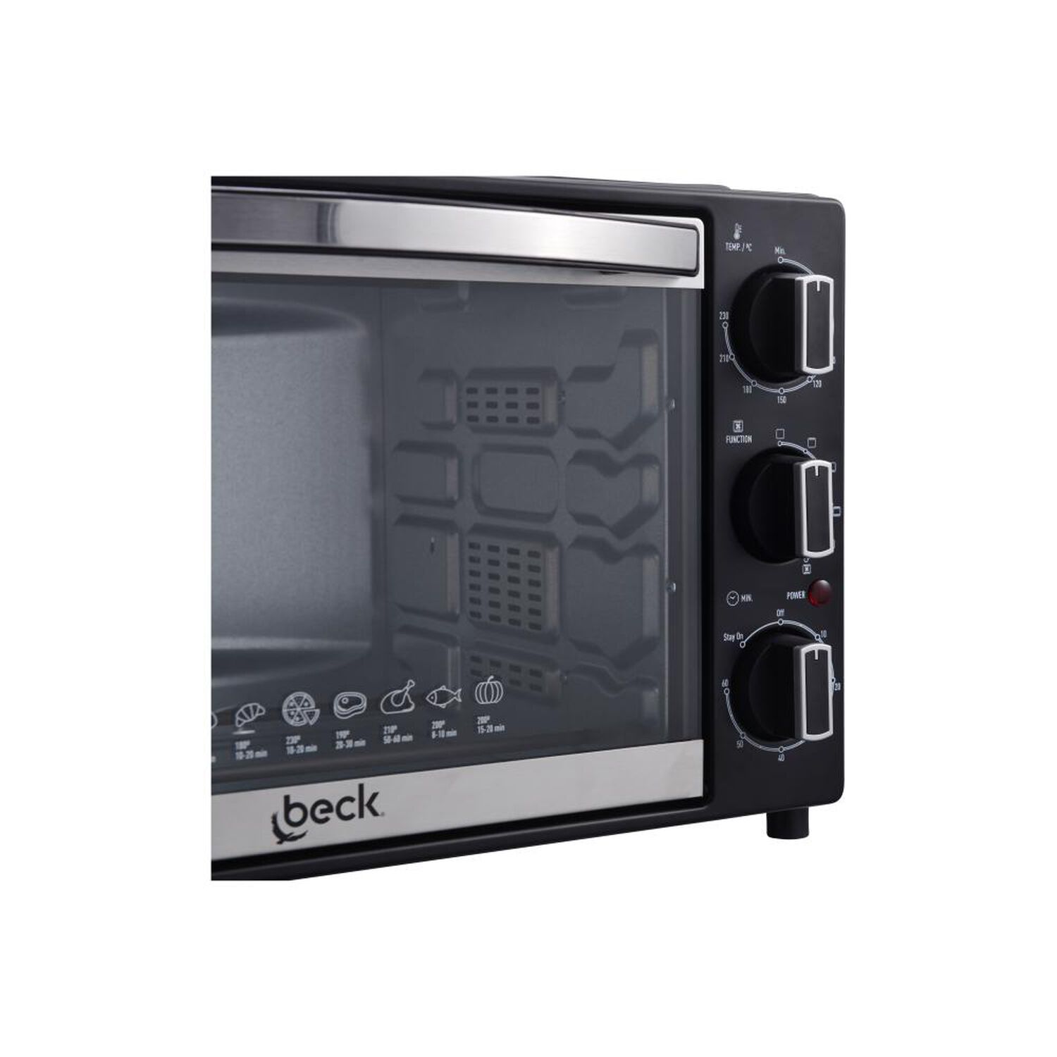 Horno El&eacute;ctrico Beck Home & Kitchen EO3042 / 30 Litros / 1500W image number 3.0