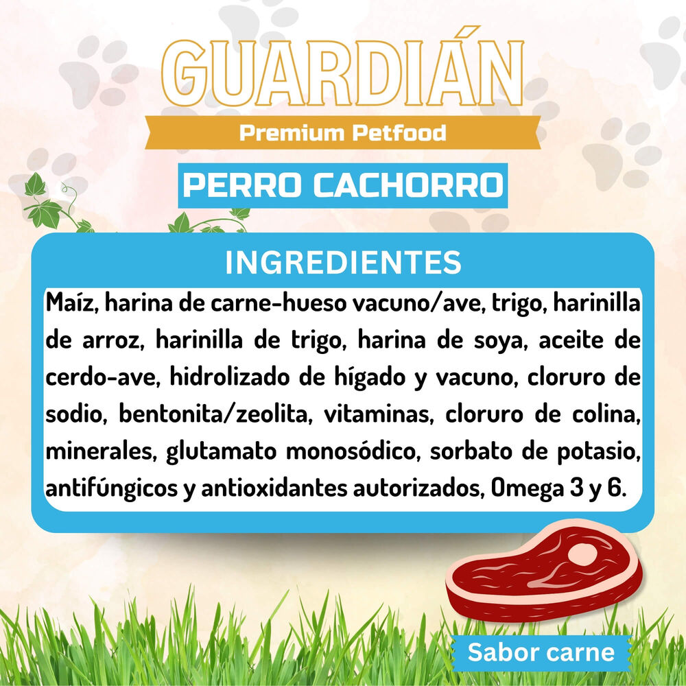 Alimento Para Perro Cachorro Guardián 9kg image number 3.0