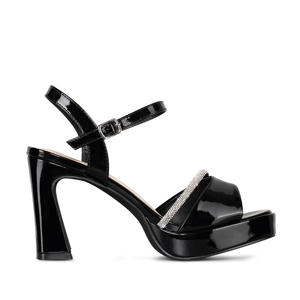 Sandalias Casual Fiesta Charol Mujer Plataforma Weide Gh130 image number 0.0