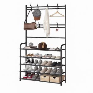 Organizador De Calzado Zapatos 5 Niveles Zapatero Perchero Color Blanco