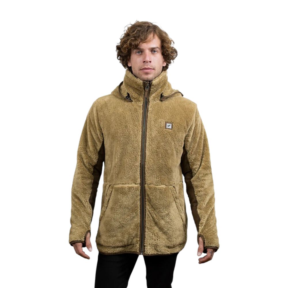 Chaqueta Shaggy Lander V2 Café Claro Hombre Falcone image number 0.0