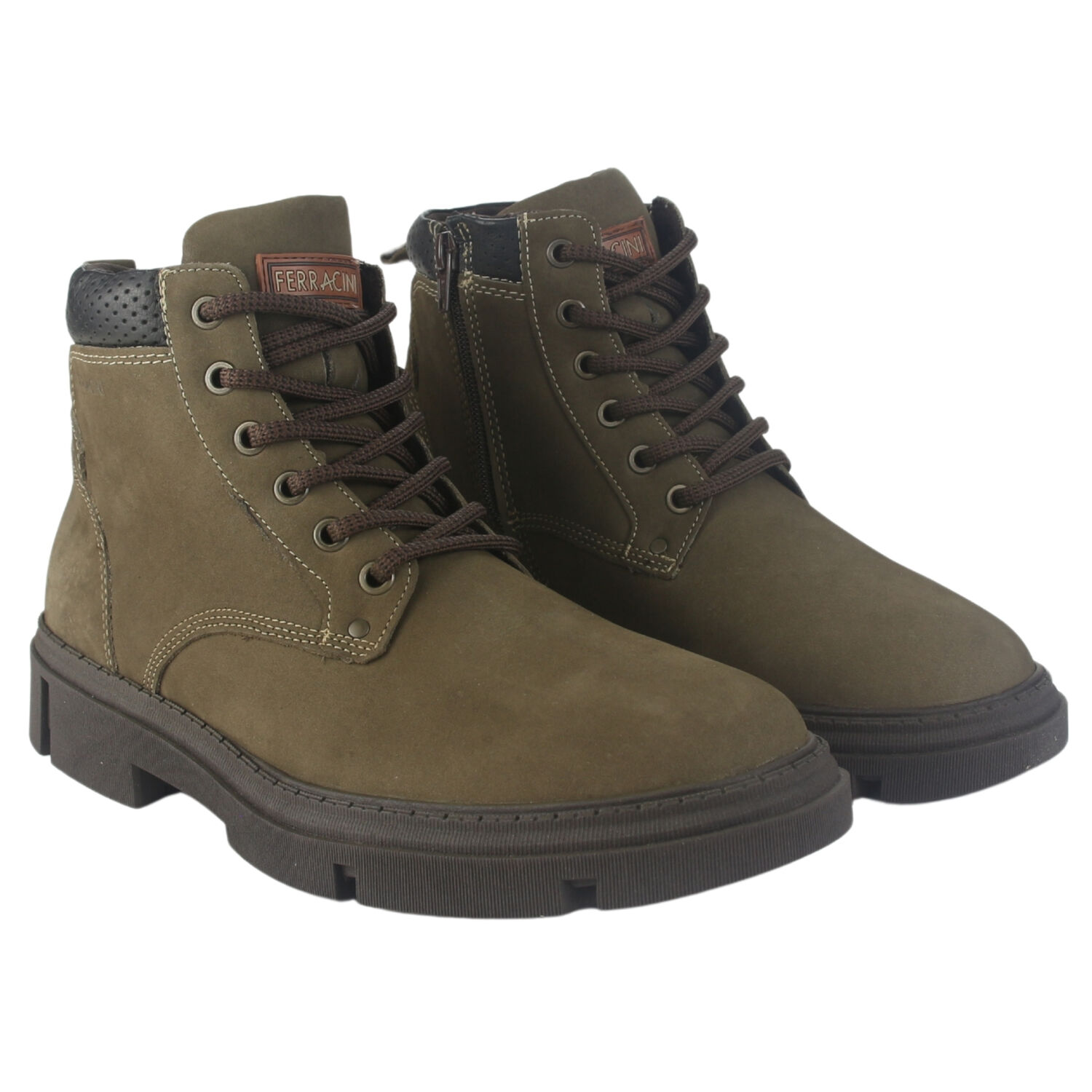 Botin Ferracini Hombre 5909 Aston Oliva Casual image number 4.0
