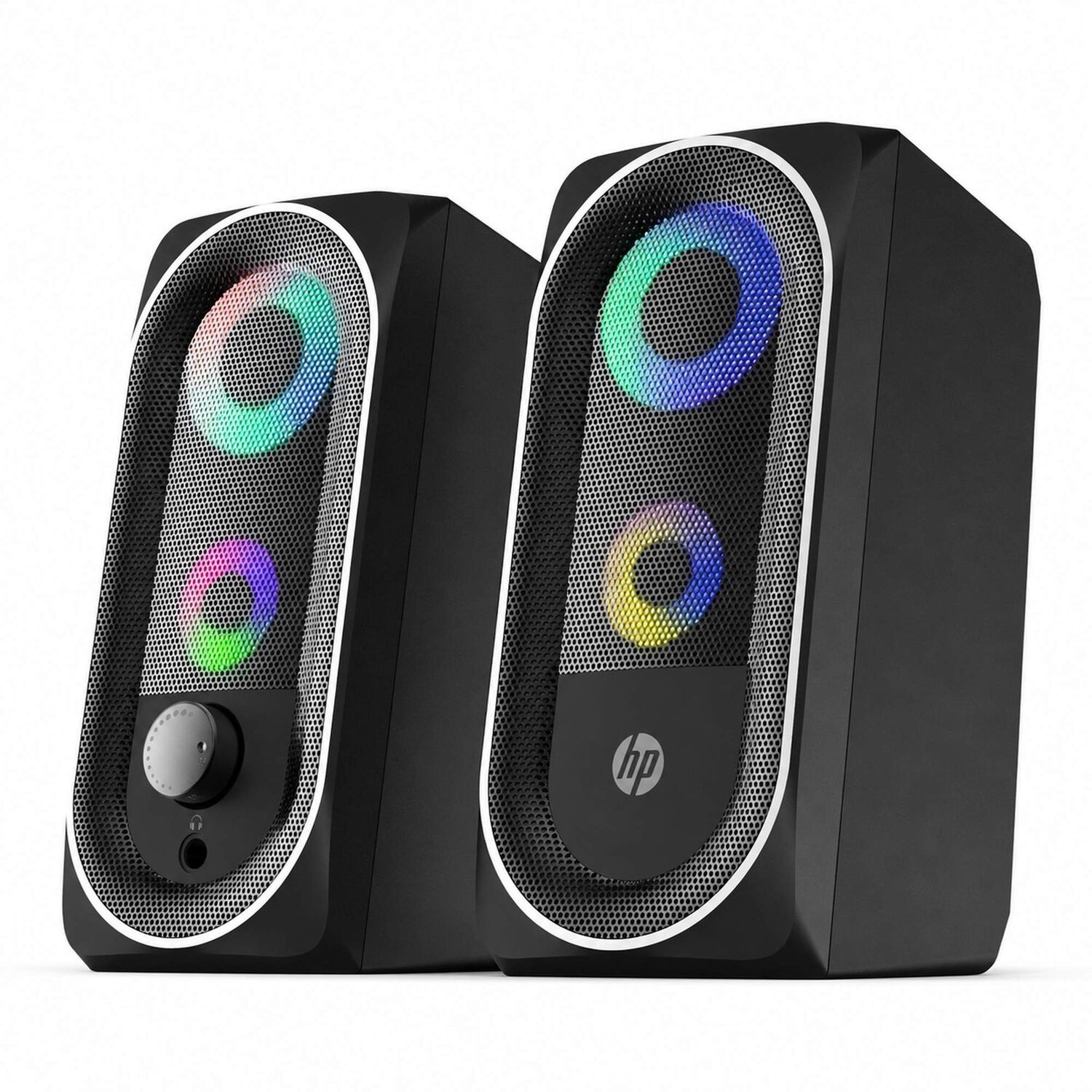 Parlante Usb Hp De 6w Est&eacute;reo Con Iluminaci&oacute;n Rgb Dhe-6001 image number 2.0