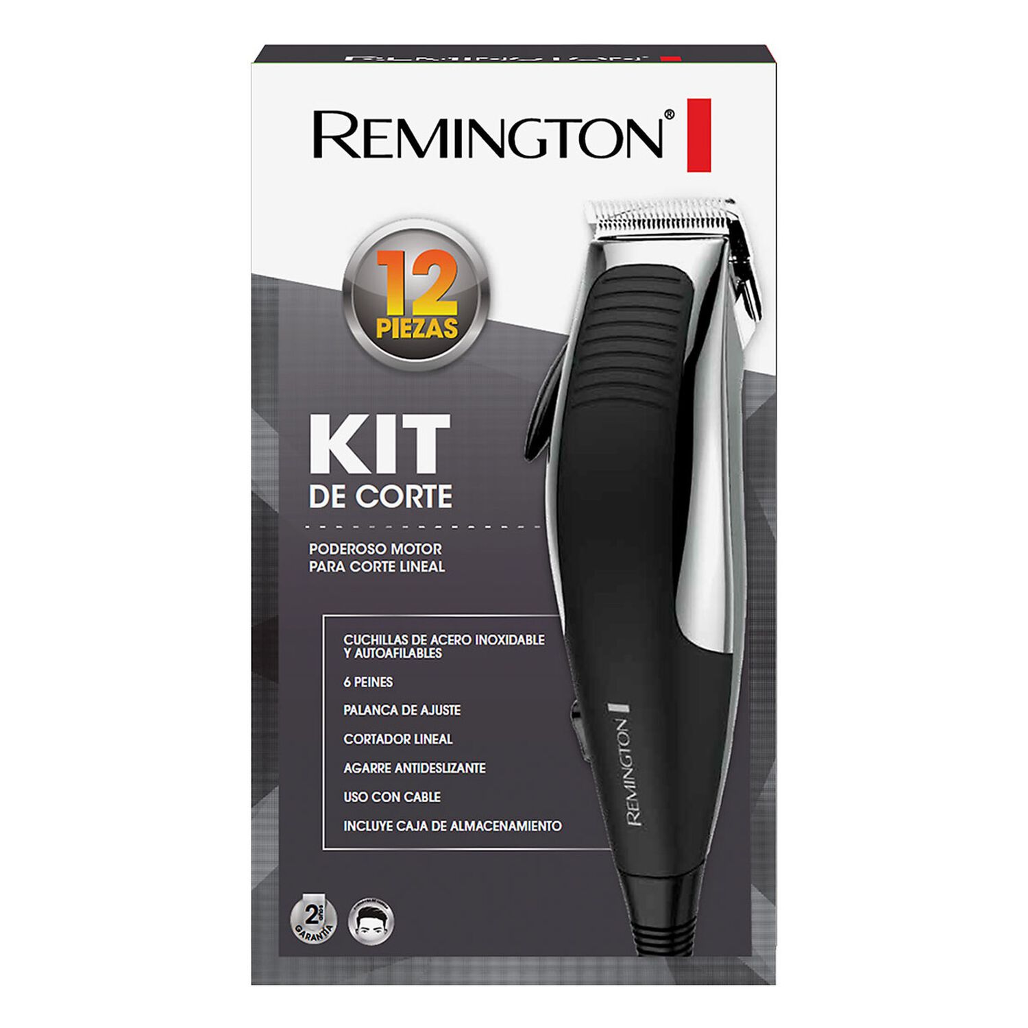 Cortadora De Cabello Remington Hc1080 Kit (12 Piezas) image number 4.0